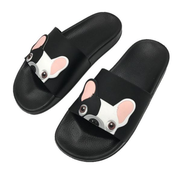 cute cartoon dog women slides 2019 fashion pu leather beach shoes woman flat heels flip flops barefoot slippers woman, Black
cute cartoon dog women slides 2019 fashion pu leather beach shoes woman flat heels flip flops barefoot slippers woman, Black