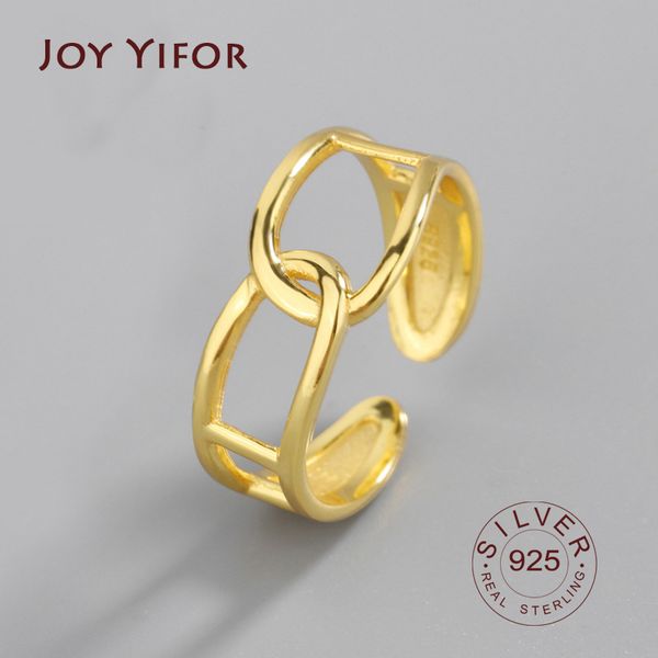 925 sterling silver rings female's resizable handmade anillos 2 color plata 925 para mujer accesorios mujer moda 2020 jewellery, Golden;silver
925 sterling silver rings female's resizable handmade anillos 2 color plata 925 para mujer accesorios mujer moda 2020 jewellery, Golden;silver