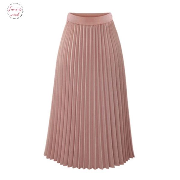 ariby women long pleated skirt faldas mujer summer moda 2019 new summer chiffon sweet solid pleated skirt elastic waist empire skirt, Black
ariby women long pleated skirt faldas mujer summer moda 2019 new summer chiffon sweet solid pleated skirt elastic waist empire skirt, Black