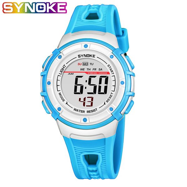 synoke baby watch children watches wrist digital electronic waterproof kids wristwatches sport watch for boys girls gift, Blue
synoke baby watch children watches wrist digital electronic waterproof kids wristwatches sport watch for boys girls gift, Blue