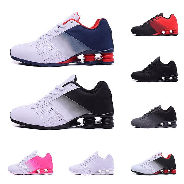 Hot Shox Deliver 809 men women running shoes triple black white purple red fashion mens trainers athletic sports sneakers
Hot Shox Deliver 809 men women running shoes triple black white purple red fashion mens trainers athletic sports sneakers