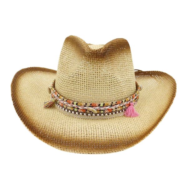 western cowboy hat sun hat for men cowgirl summer hats for women lady straw hat with alloy feather beads beach cap panama #zer, Blue;gray
western cowboy hat sun hat for men cowgirl summer hats for women lady straw hat with alloy feather beads beach cap panama #zer, Blue;gray