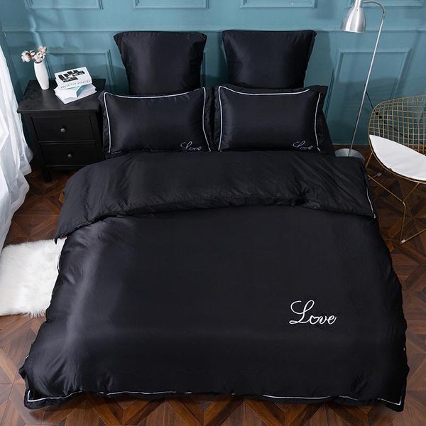luxury bedding set pure satin silk pure color european style embroidery bed sheet, quilt cover pillowcase 4-6pcs
luxury bedding set pure satin silk pure color european style embroidery bed sheet, quilt cover pillowcase 4-6pcs