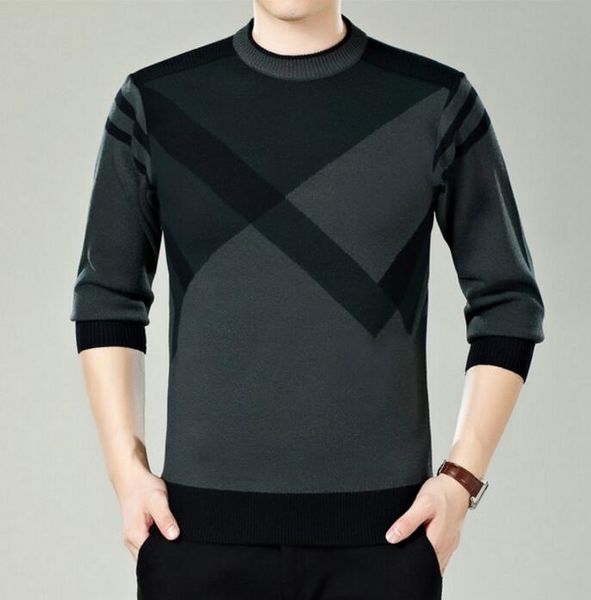 men sweater winter round neck knitted sweaters male casual autumn cashmere pullovers mens thick warm jumper plus size, White;black
men sweater winter round neck knitted sweaters male casual autumn cashmere pullovers mens thick warm jumper plus size, White;black