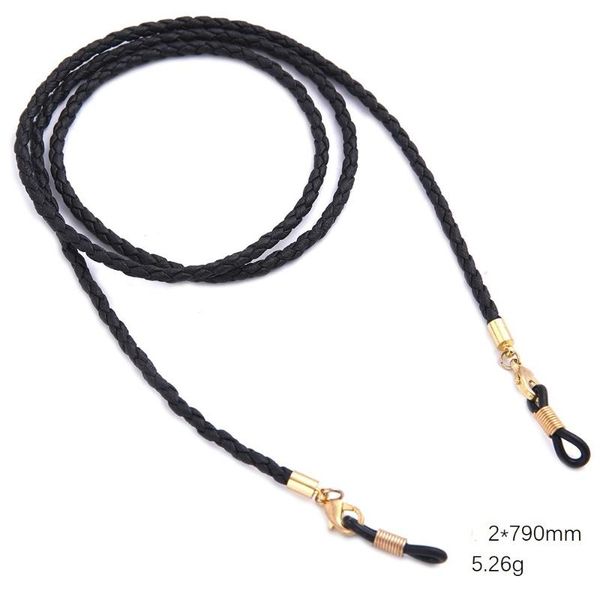 fashion braid leather eyeglass glasses chain lanyard strap necklace bead chain sunglass jewelry accessories, Silver
fashion braid leather eyeglass glasses chain lanyard strap necklace bead chain sunglass jewelry accessories, Silver