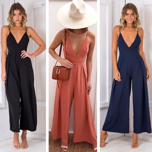 women's jumpsuits & rompers 2021 summer fashion women v-neck backless spaghetti strap ladies sleeveless bow solid woven long romper, Black;white
women's jumpsuits & rompers 2021 summer fashion women v-neck backless spaghetti strap ladies sleeveless bow solid woven long romper, Black;white