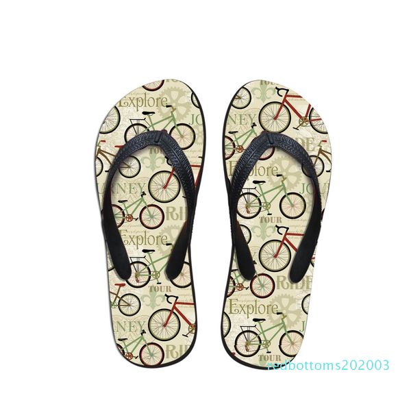 whereisart house slippers women bicycle journey printing summer beach flip flops sandals women's slippers cartoon sandals youth r03, Black
whereisart house slippers women bicycle journey printing summer beach flip flops sandals women's slippers cartoon sandals youth r03, Black