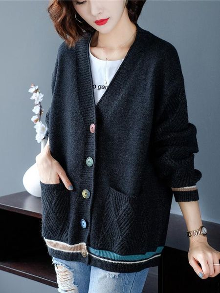 spring clothing 2020 new style women's dress spring knitted cardigan coat women's loose-fit outer wear sweater fashion, White
spring clothing 2020 new style women's dress spring knitted cardigan coat women's loose-fit outer wear sweater fashion, White