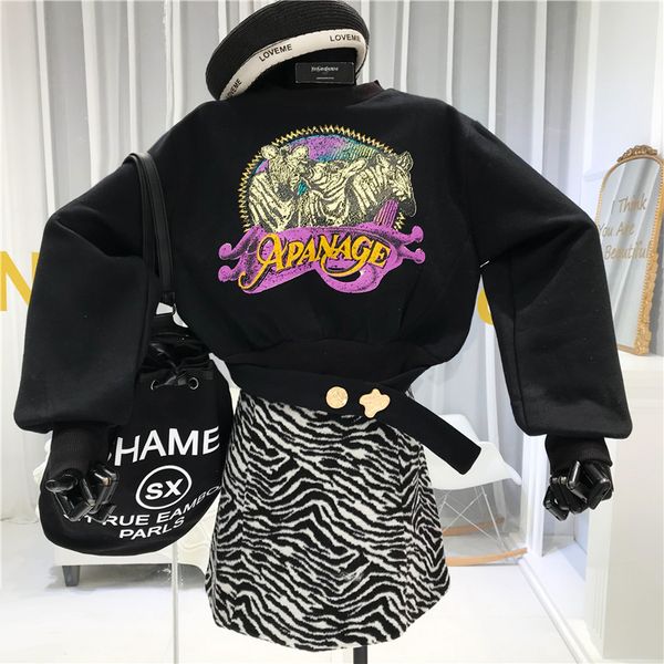 новая осень и зима зебра printed сыпучего hoodie jacket круглого ворот женщина плюс velvet толстовка досуг рубашка tops, Black
новая осень и зима зебра printed сыпучего hoodie jacket круглого ворот женщина плюс velvet толстовка досуг рубашка tops, Black
