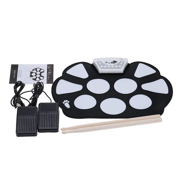 electronic drum kit folding drum pad kit silicone folding drum stick percussion instrumen
electronic drum kit folding drum pad kit silicone folding drum stick percussion instrumen