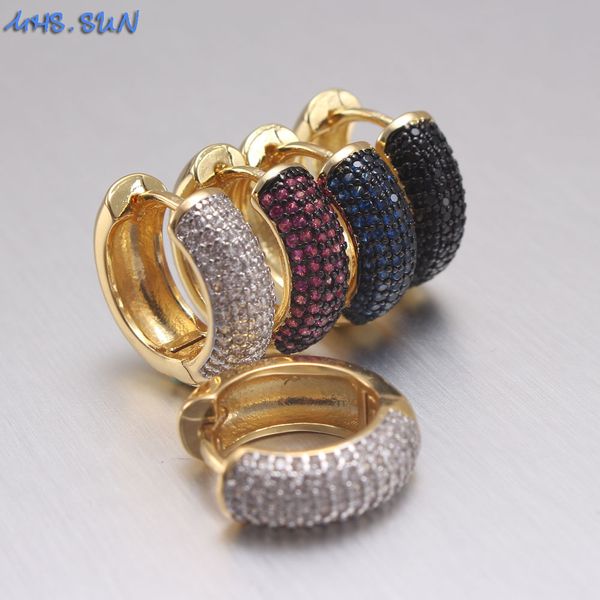 mhs.sun fashion women hoop earrings colorful cz circle earrings for girls jewelry luxury zircon 3 size, Golden;silver
mhs.sun fashion women hoop earrings colorful cz circle earrings for girls jewelry luxury zircon 3 size, Golden;silver