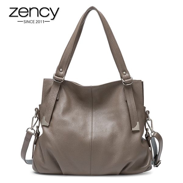 zency women shoulder bag made of genuine leather classic black tote handbag hobos charm lady crossbody bags grey
zency women shoulder bag made of genuine leather classic black tote handbag hobos charm lady crossbody bags grey