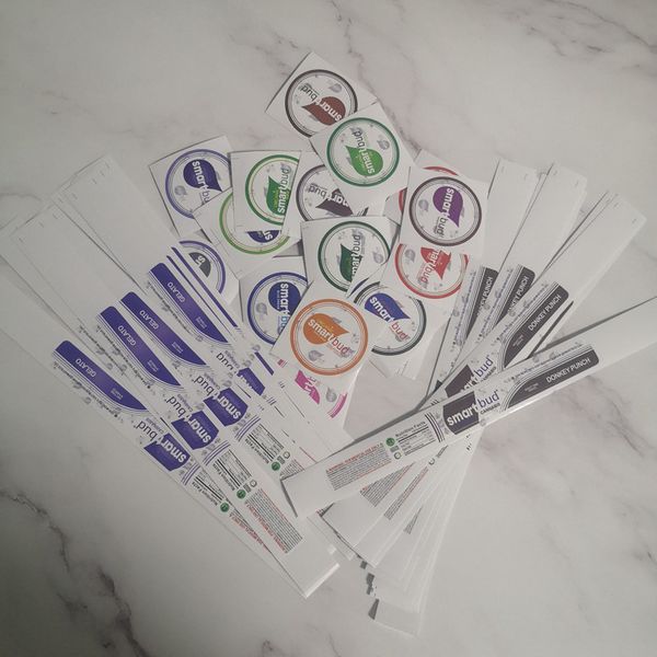 new arriavl 16 flavors smartbud stickers lables fit perfect on 73.3*24mm tin cans 3.5 gram smart bud jar tank dry herb flower packaging
new arriavl 16 flavors smartbud stickers lables fit perfect on 73.3*24mm tin cans 3.5 gram smart bud jar tank dry herb flower packaging