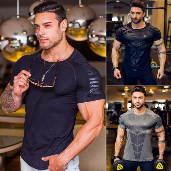 mens short sleeve muscle tee t-shirt bodybuilding running sports gym shirts, Black;blue
mens short sleeve muscle tee t-shirt bodybuilding running sports gym shirts, Black;blue