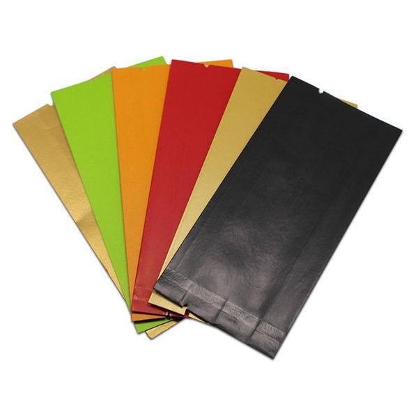 100шт лот 5.5*12+2.5 cm открывая верхний пакет мешок красочный крафт-бумага организатор мешок мешок закуски орех хранения сумки для кухни 
100шт лот 5.5*12+2.5 cm открывая верхний пакет мешок красочный крафт-бумага организатор мешок мешок закуски орех хранения сумки для кухни