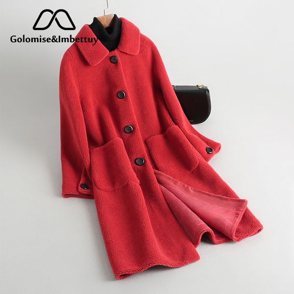 golomise&imbettuy real composite shearling lamb fur coat women genuine wool fur coat with faux suede leather liner, Black
golomise&imbettuy real composite shearling lamb fur coat women genuine wool fur coat with faux suede leather liner, Black