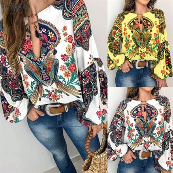 lange mouwen chemisier women casual v neck long latern sleeve printed loose pullover blouse blouses femme t 2020, White
lange mouwen chemisier women casual v neck long latern sleeve printed loose pullover blouse blouses femme t 2020, White
