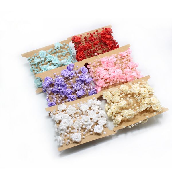 5m beads string rose flower pearl bridal bouquet wedding decorations chain decorative flowers wreaths party diy accessories
5m beads string rose flower pearl bridal bouquet wedding decorations chain decorative flowers wreaths party diy accessories
