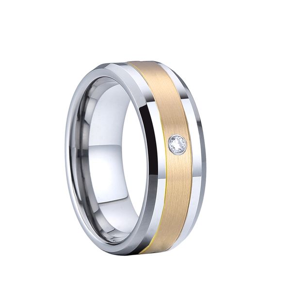real 14k gold inlay tungsten rings alliance love custom jewelry men's ring, Golden;silver
real 14k gold inlay tungsten rings alliance love custom jewelry men's ring, Golden;silver