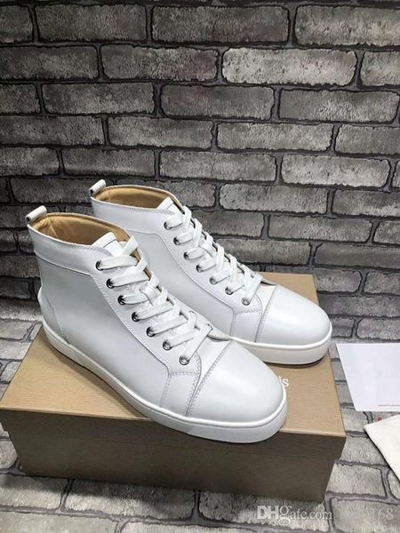 new fashion men sneakers for red bottom shoes france men's flats genuine leather casual walking high white, black trainers party 36-46
new fashion men sneakers for red bottom shoes france men's flats genuine leather casual walking high white, black trainers party 36-46