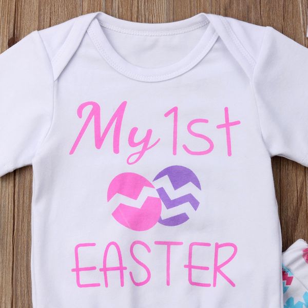 2020 newborn baby girl boy 0-24m my 1st easter romper bodysuit+pants hat outfit set uk, White
2020 newborn baby girl boy 0-24m my 1st easter romper bodysuit+pants hat outfit set uk, White