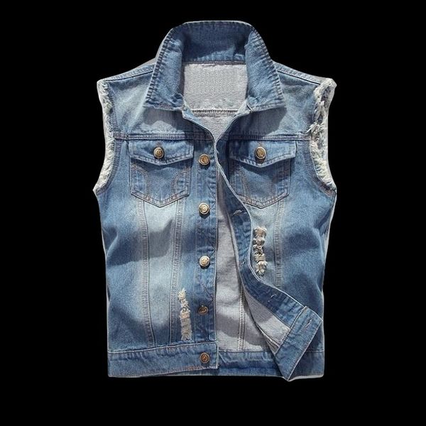 2019 men denim jeans vest coat ripped tassel pocket sleeveless jacket spring man streetwear cowboy waistcoat broken hole jackets, Black;white
2019 men denim jeans vest coat ripped tassel pocket sleeveless jacket spring man streetwear cowboy waistcoat broken hole jackets, Black;white