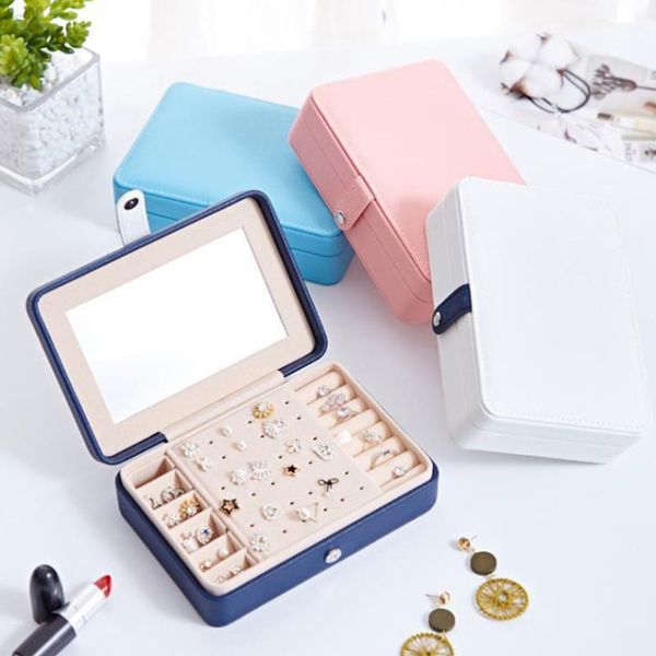 new portable pu fresh simple earring plate jewelry storage box earrings ring multi-function jewellery case, Pink;blue
new portable pu fresh simple earring plate jewelry storage box earrings ring multi-function jewellery case, Pink;blue