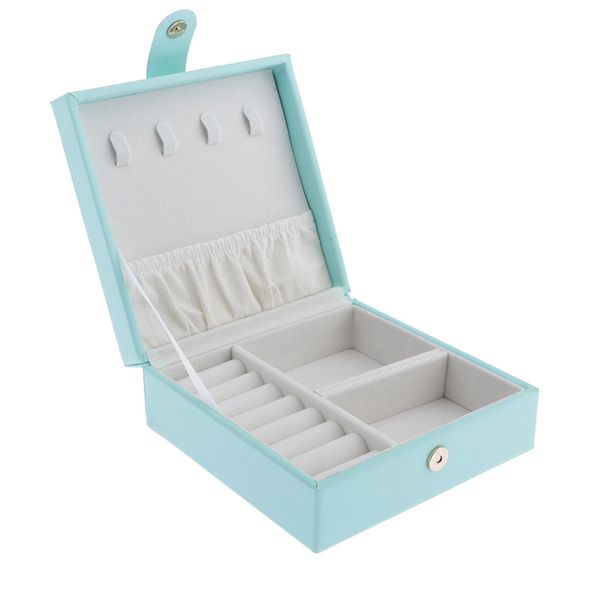 pu leather earrings jewelry necklace bracelet display storage box organizer, Pink;blue
pu leather earrings jewelry necklace bracelet display storage box organizer, Pink;blue