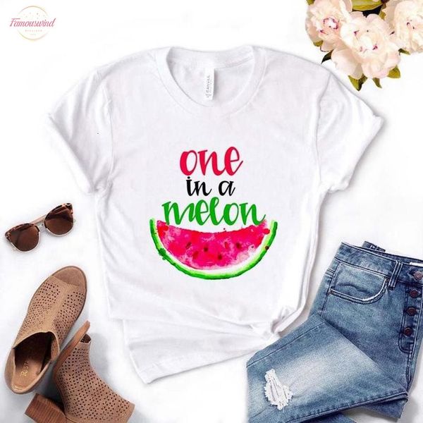 one in a melon watermelon print women tshirts cotton casual funny t shirt for letter lady tee hipster drop ship na, White
one in a melon watermelon print women tshirts cotton casual funny t shirt for letter lady tee hipster drop ship na, White
