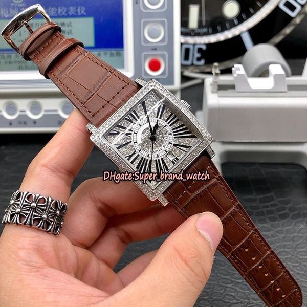 luxry high-quality master square 6000 k sc dt r d cd diamond dial automatic mens watch silver diamond case leather strap sport watches, Slivery;brown
luxry high-quality master square 6000 k sc dt r d cd diamond dial automatic mens watch silver diamond case leather strap sport watches, Slivery;brown