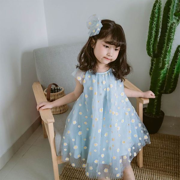 girl gauze dress 2020 summer small daisy short sleeve princess dress hair band baby clothes e20513, Red;yellow
girl gauze dress 2020 summer small daisy short sleeve princess dress hair band baby clothes e20513, Red;yellow