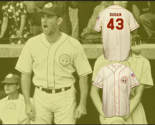 wholesale tom hanks 43 jimmy dugan rockford peaches baseball jersey stitched men's movie baseball jerseys beige stitched jersey shirt, Blue;black
wholesale tom hanks 43 jimmy dugan rockford peaches baseball jersey stitched men's movie baseball jerseys beige stitched jersey shirt, Blue;black