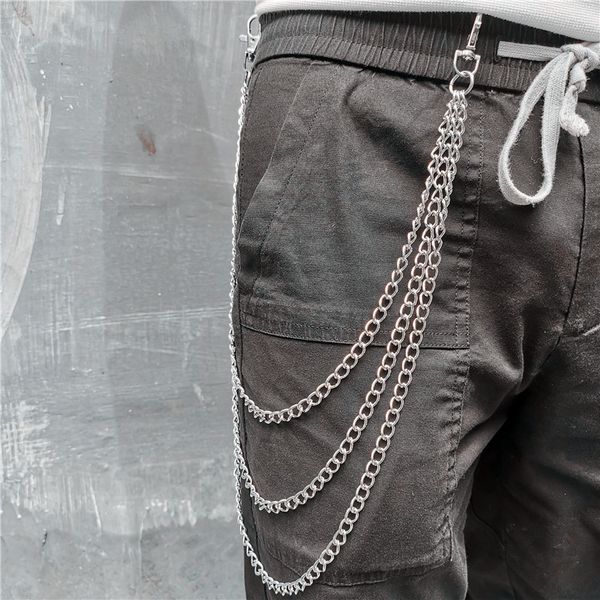 65.5cm stainless steel long metal wallet belt chain rock punk trousers hipster pant jean keychain clip keyring hiphop jewelry, Silver
65.5cm stainless steel long metal wallet belt chain rock punk trousers hipster pant jean keychain clip keyring hiphop jewelry, Silver