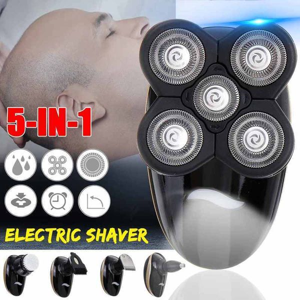 5 in1 4d floating blade head rechargeable men electric bald shaver beard trimmer razors nose hair cutter wet/dry washable
5 in1 4d floating blade head rechargeable men electric bald shaver beard trimmer razors nose hair cutter wet/dry washable