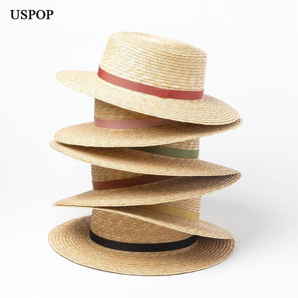 uspop 2019 new straw sun hat for women summer natural straw hat female elegant ribbon beach flat wide brim sun, Blue;gray
uspop 2019 new straw sun hat for women summer natural straw hat female elegant ribbon beach flat wide brim sun, Blue;gray