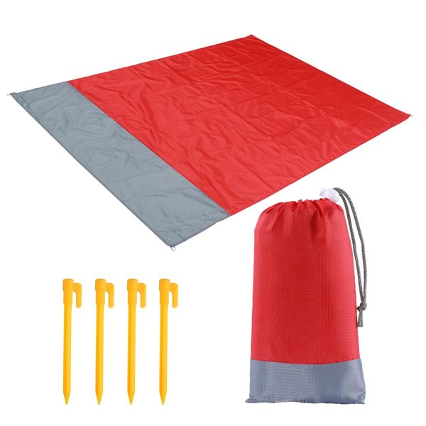 magic beach mat sand folding picnic camping mat outdoor waterproof sleeping blanket mattress with bag tote 4 anchor stakes outdoor pads
magic beach mat sand folding picnic camping mat outdoor waterproof sleeping blanket mattress with bag tote 4 anchor stakes outdoor pads