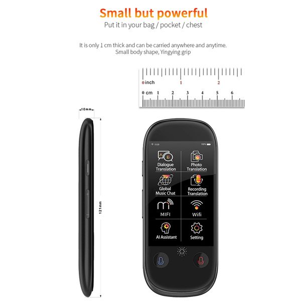 k1 pro p translation ai smart voice 75 languages real-time face-to-face wifi 2.4inch tft 12mp multi-function translator 
k1 pro p translation ai smart voice 75 languages real-time face-to-face wifi 2.4inch tft 12mp multi-function translator