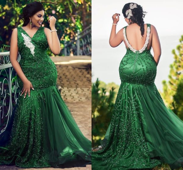 arabic dark green plus size evening dresses with major beading crystals mermaid prom dress long backless formal party gowns, Black;red
arabic dark green plus size evening dresses with major beading crystals mermaid prom dress long backless formal party gowns, Black;red