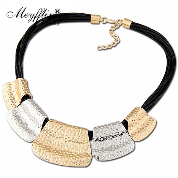 collares fashion statement necklaces & pendants for women multilayer pu leather necklace maxi collier femme choker bijoux, Golden;silver
collares fashion statement necklaces & pendants for women multilayer pu leather necklace maxi collier femme choker bijoux, Golden;silver