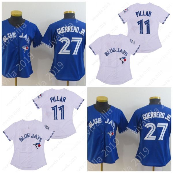 Womens 27 Vladimir Guerrero Jr. 11 Kevin Pillar Baseball Jerseys Blue White Grey 100% Stitched S-XXXL Free Shopping
Womens 27 Vladimir Guerrero Jr. 11 Kevin Pillar Baseball Jerseys Blue White Grey 100% Stitched S-XXXL Free Shopping