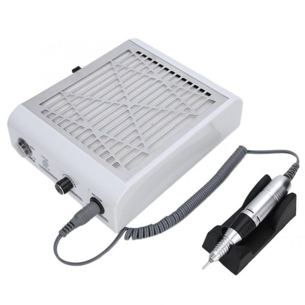 40w 2 in 1 nail drill stepless adjustment nail grinding machine dust cleaner for making crystal nails polishing, Silver
40w 2 in 1 nail drill stepless adjustment nail grinding machine dust cleaner for making crystal nails polishing, Silver