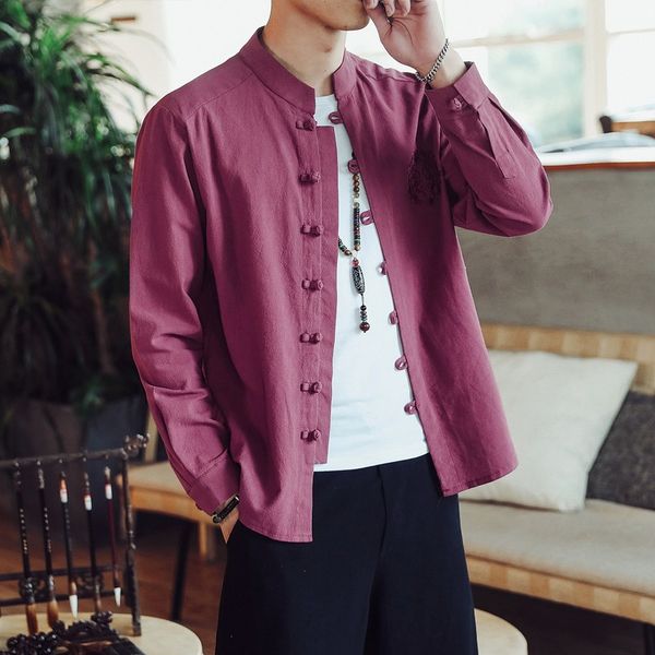 chinese style solid embroidery black shirt men fashions streetwear harajuku long sleeve shirt men 5xl mens shirts 2019 sa-8, White;black
chinese style solid embroidery black shirt men fashions streetwear harajuku long sleeve shirt men 5xl mens shirts 2019 sa-8, White;black