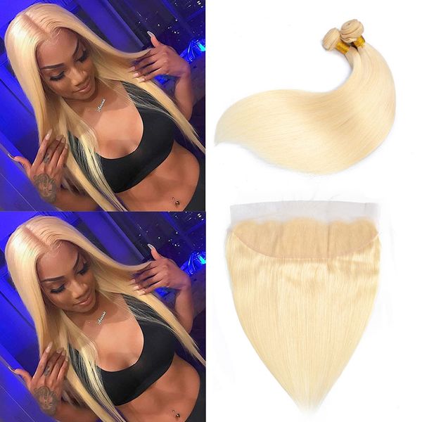 indian virgin hair extensions 2 bundles with 13x4 lace frontal pre plucked 613 blonde straight human hair wefts with closure, Black;brown
indian virgin hair extensions 2 bundles with 13x4 lace frontal pre plucked 613 blonde straight human hair wefts with closure, Black;brown