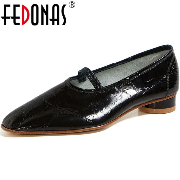 fedonas concise mary janes loafers genuine leather heels 2020 chunky heels shoes for women working office lady shoes woman, Black
fedonas concise mary janes loafers genuine leather heels 2020 chunky heels shoes for women working office lady shoes woman, Black