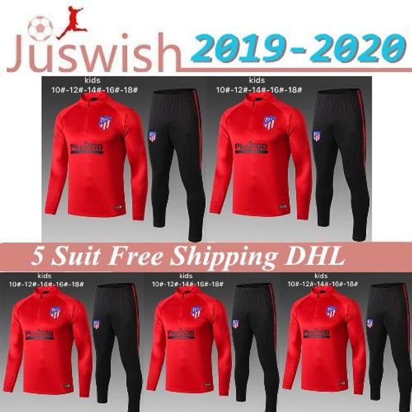 19 20 atletico tracksuit kids kits soccer jogging suits football training suit set red long sleeve uniforms madrid running track suit, Black;red
19 20 atletico tracksuit kids kits soccer jogging suits football training suit set red long sleeve uniforms madrid running track suit, Black;red