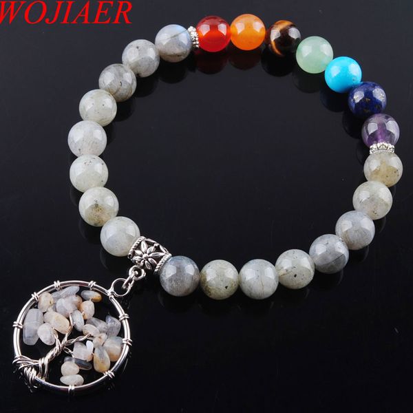 wojiaer natural labradoirte gem stone 8mm beads bracelet jewelry yoga meditation for women bracelets dk3274, Black
wojiaer natural labradoirte gem stone 8mm beads bracelet jewelry yoga meditation for women bracelets dk3274, Black