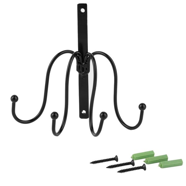 

4 hooks clothing hat bag hook bathroom indoor accessories 2 colors robe hooks wall hanger hang mounted products