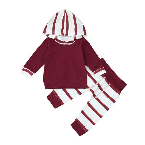 baby clothes 2pcs red and white striped hoodie +stripes pants toddler infant baby boy girls outfits o-neck fashion set
baby clothes 2pcs red and white striped hoodie +stripes pants toddler infant baby boy girls outfits o-neck fashion set