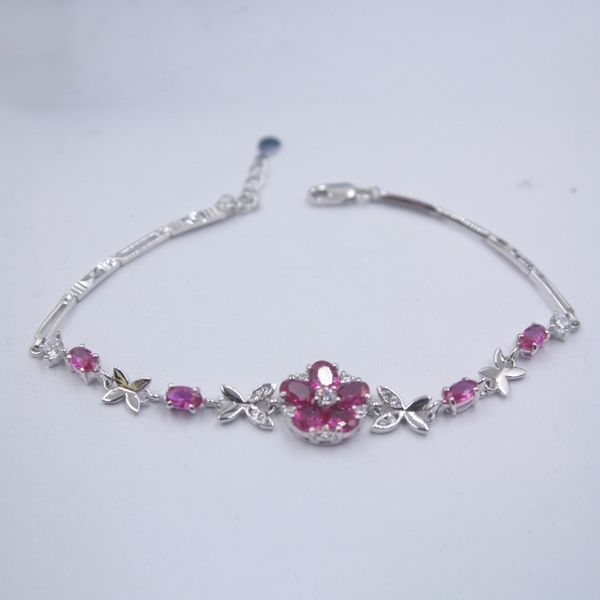 sterling s925 silver bracelet women luck crystal flower chain link bracelet 7.67"l gift, Golden;silver
sterling s925 silver bracelet women luck crystal flower chain link bracelet 7.67"l gift, Golden;silver
