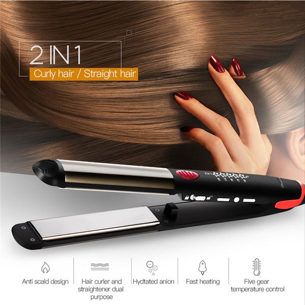 professional 2 in 1 portable hair curler hair straightener flat iron hair straightening corrugated iron styling tools waves iron
professional 2 in 1 portable hair curler hair straightener flat iron hair straightening corrugated iron styling tools waves iron